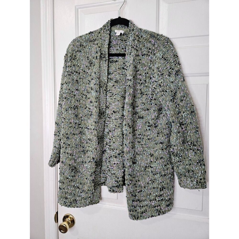 J. Jill Chunky Knit Cardigan Size Small Petite